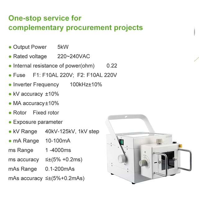 Máquina portátil de raios X para hospital D019D-N