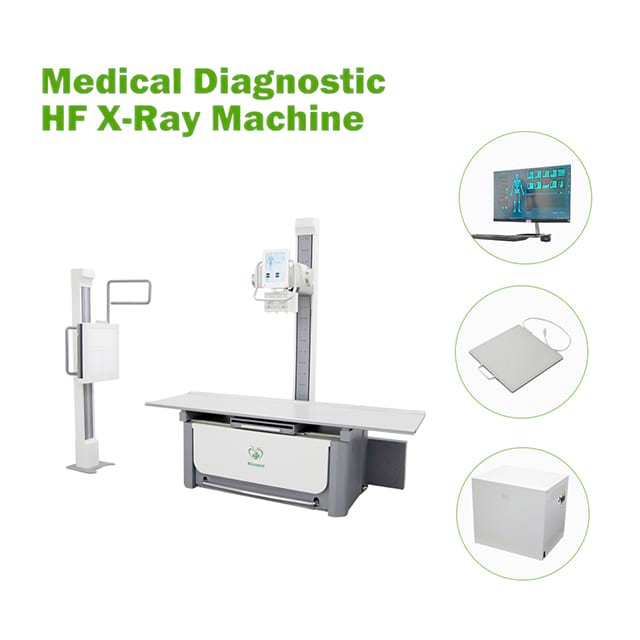 Equipamento de raio X Máquina de raios X HF de diagnóstico médico digital D023G